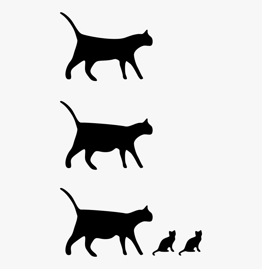 Black Cat Drawing Easy, HD Png Download, Free Download