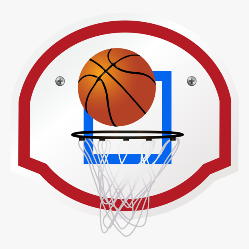 Cesta De Basquete - Transparent Background Basketball And Hoop Clipart, HD Png Download, Free Download