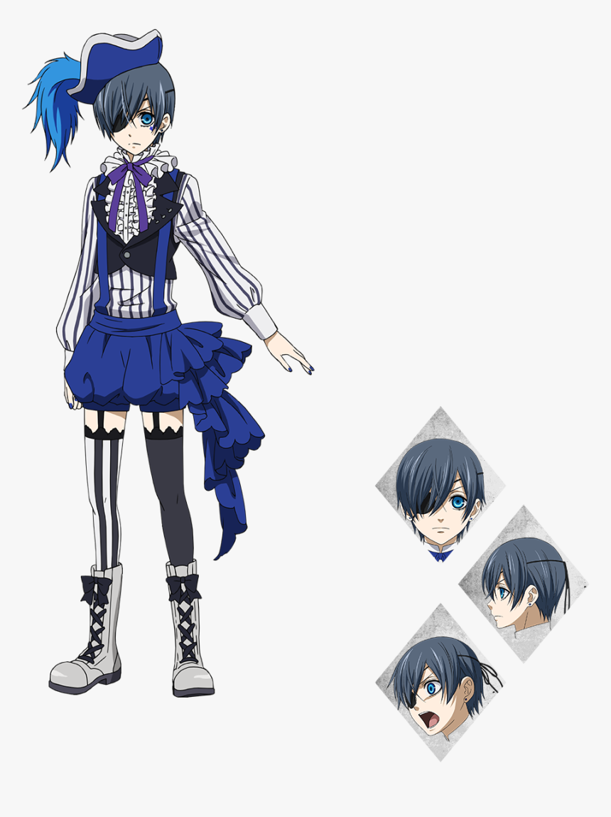 Ciel Phantomhive Cosplay Book Of Circus, HD Png Download, Free Download