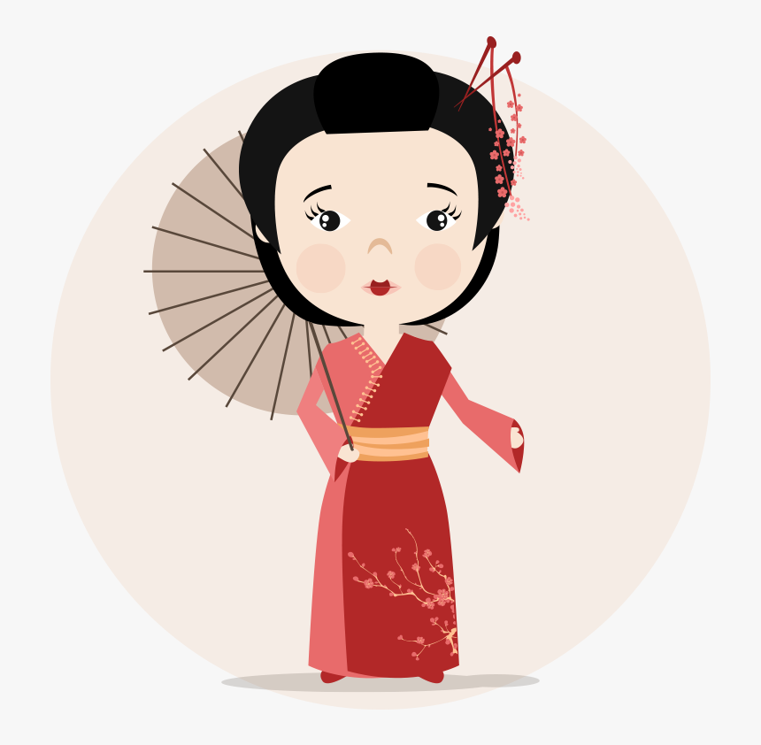 Clip Art Pictures Of Japanese Women, HD Png Download, Free Download