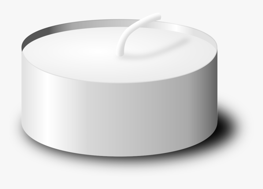 Angle,cylinder,tealight - White Tealight Candle Png, Transparent Png, Free Download