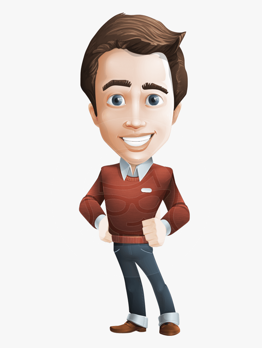 Cartoon,animated Character,clip Art,art - Animated Man Png, Transparent Png, Free Download