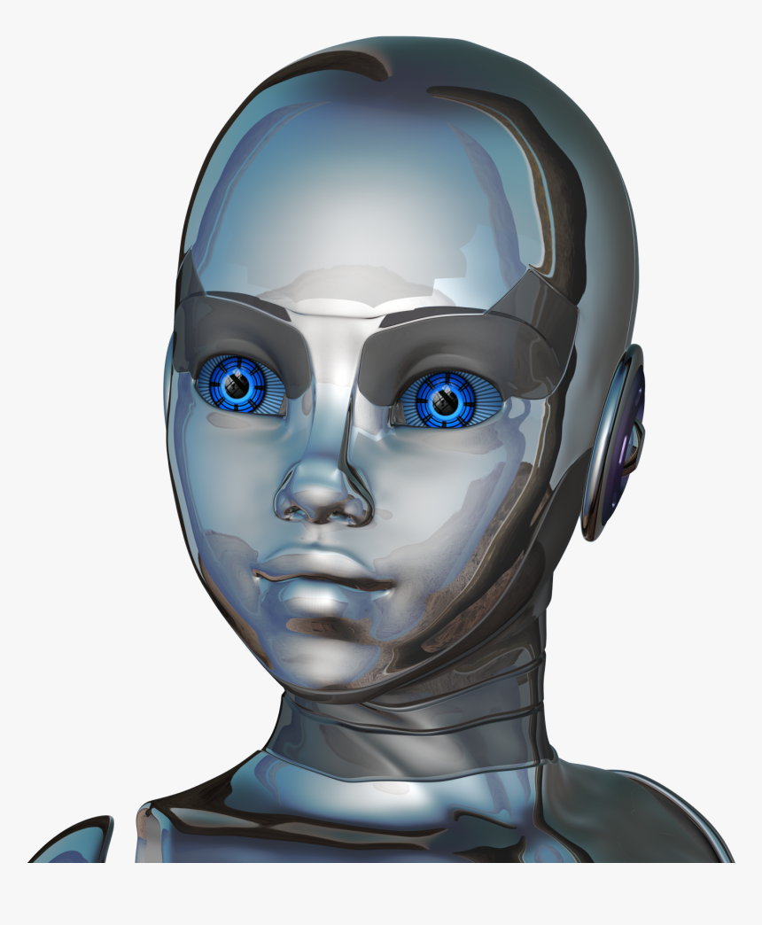 Japanese Hotel Plans To Add Robots To Staff - Robot Face No Background, HD Png Download, Free Download