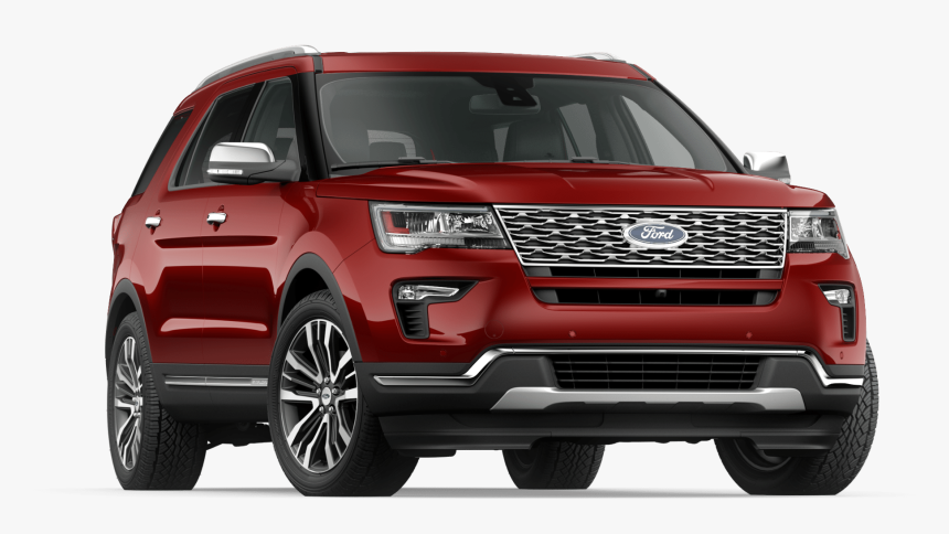 2019 Ford Explorer Ruby Red Exterior Color - 2019 Ford Explorer Xlt, HD Png Download, Free Download