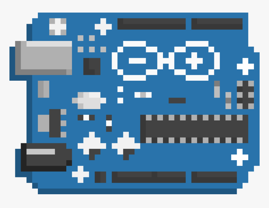 Pixel Art Arduino , Png Download - Arduino Pixel Art, Transparent Png, Free Download