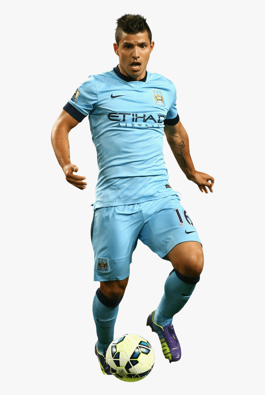 Sergio Agüero Dribbling - Sergio Aguero No Background, HD Png Download, Free Download