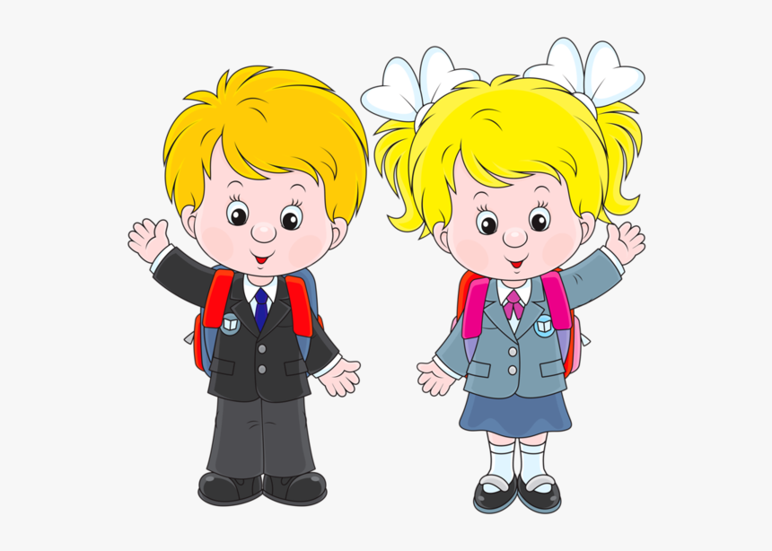 Personnages, Illustration, Individu, Personne, Gens - Boys And Girls In School Clip Art, HD Png Download, Free Download