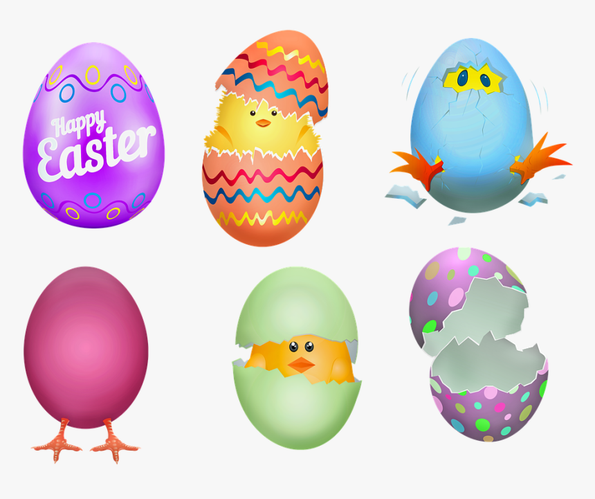 Transparent Cracked Egg Png - Cracked Easter Egg Cartoon, Png Download, Free Download