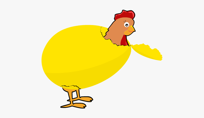 Clip Art Easter Bird Hen Egg Hatch Broken Chick Eyes - Hatching Chicken Transparent, HD Png Download, Free Download