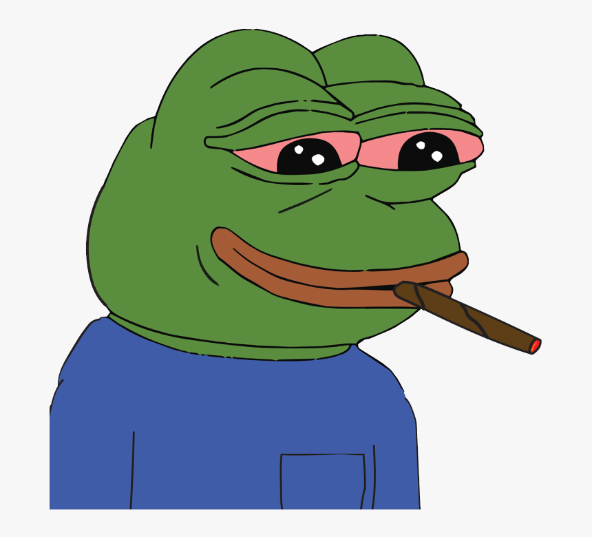 Stoned Pepe - Pepe The Frog Blunt, HD Png Download, Free Download