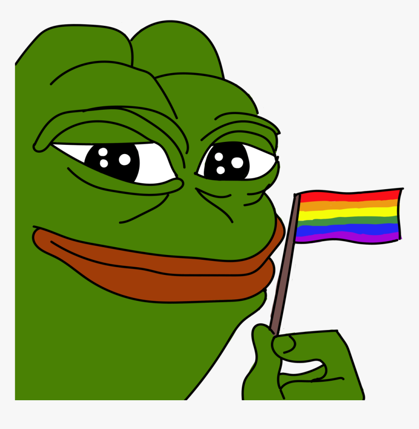 Pepe Pride - Gay Pepe Transparent, HD Png Download, Free Download