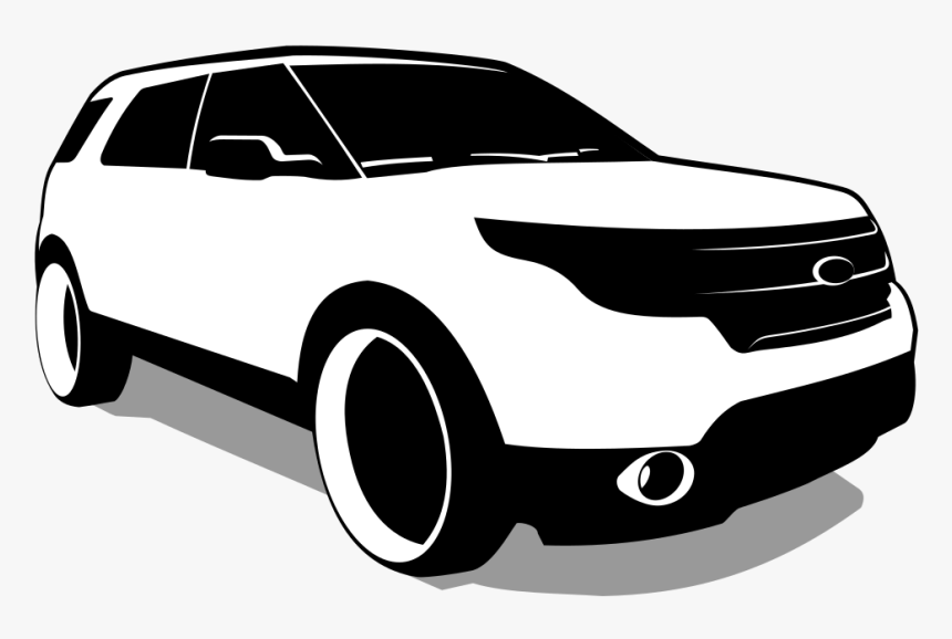 Ford Explorer Vector - Ford Suv Vector, HD Png Download, Free Download