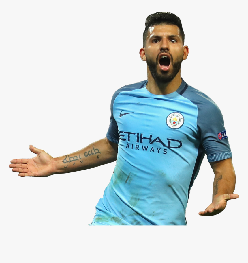 Transparent Aguero Png - Guardiola Lauds Man City Legend Aguero, Png Download, Free Download