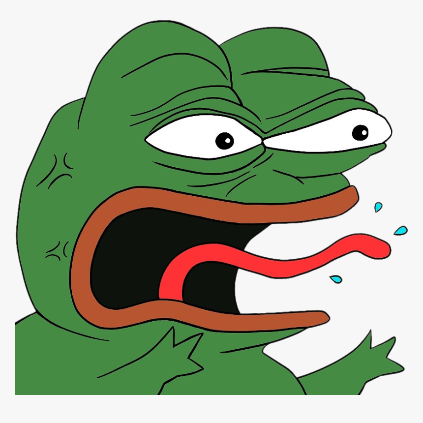 Angry Pepe - Ree Transparent, HD Png Download, Free Download