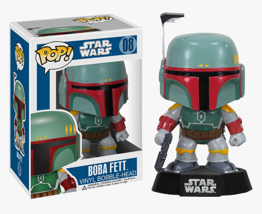 Star Wars Funko Pop Boba Fett, HD Png Download, Free Download