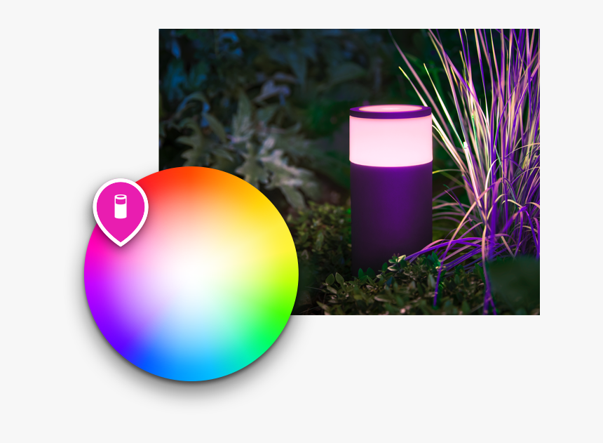Hue Outdoor Light Color Picker - Hue Calla, HD Png Download, Free Download