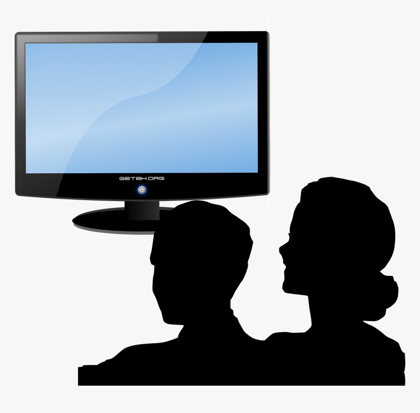 People Watching Tv Clip Art, HD Png Download, Free Download