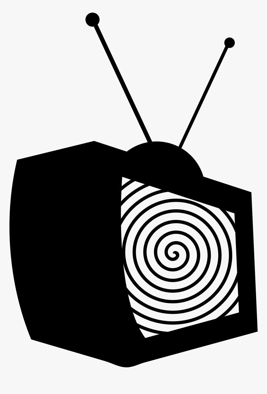 Old Tv Clip Art Clipartist Ne - Television Stencil, HD Png Download, Free Download