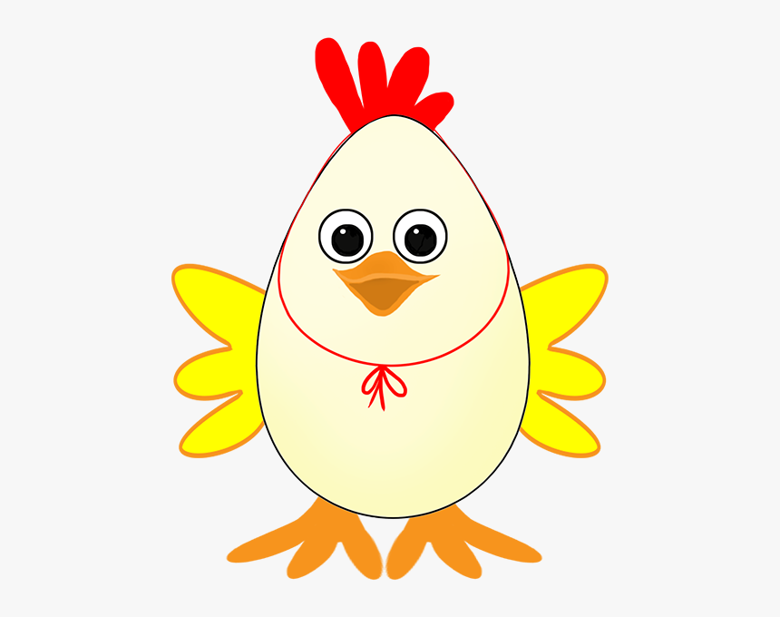 Easter Egg With Wings - Cartoon, HD Png Download - kindpng