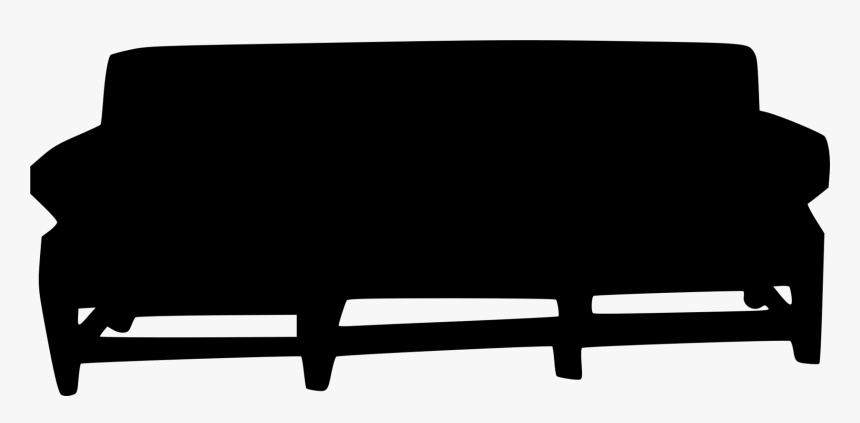 Transparent Chair Silhouette Png - Silhouette Couch Png, Png Download, Free Download