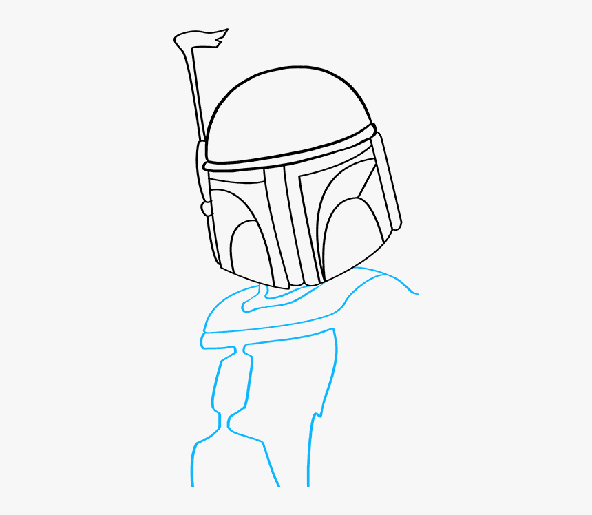 How To Draw Boba Fett - Draw Boba Fett, HD Png Download, Free Download