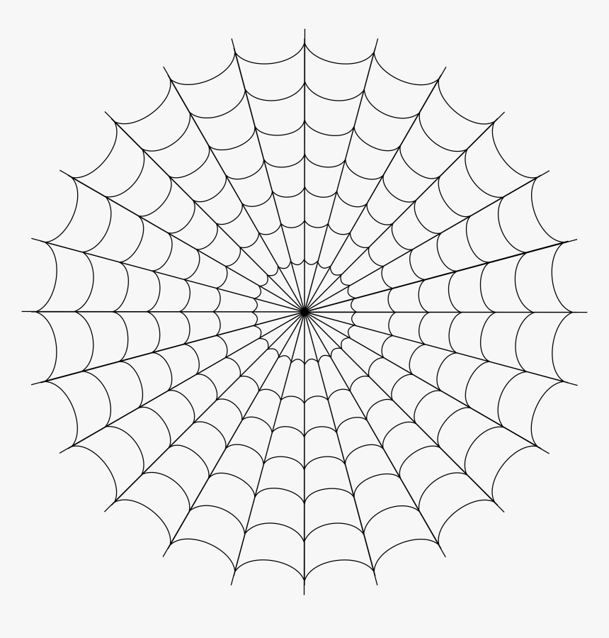 Spider Web Circular By - Old School Spider Web, HD Png Download, Free Download