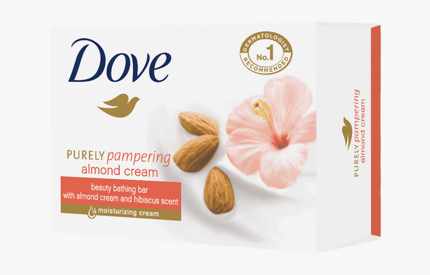 Dove Almond Cream Beauty Bathing Bar, HD Png Download, Free Download