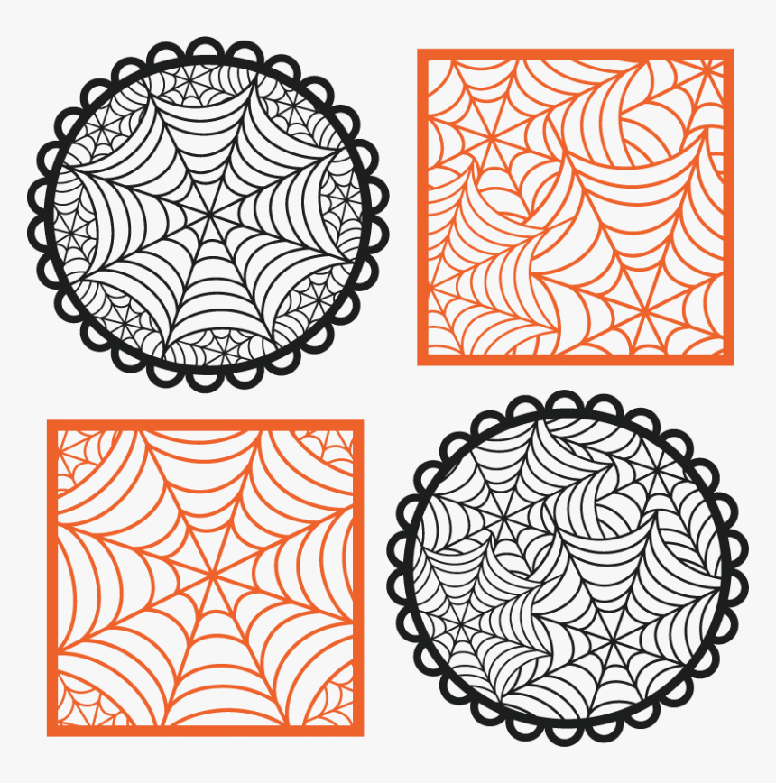 Halloween Spider Web Transparent Background Png - Overlays Halloween Png, Png Download, Free Download