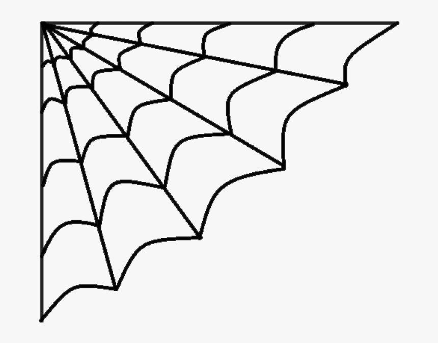 Transparent Spiderweb Clipart - Halloween Spider Web Clipart, HD Png Download, Free Download