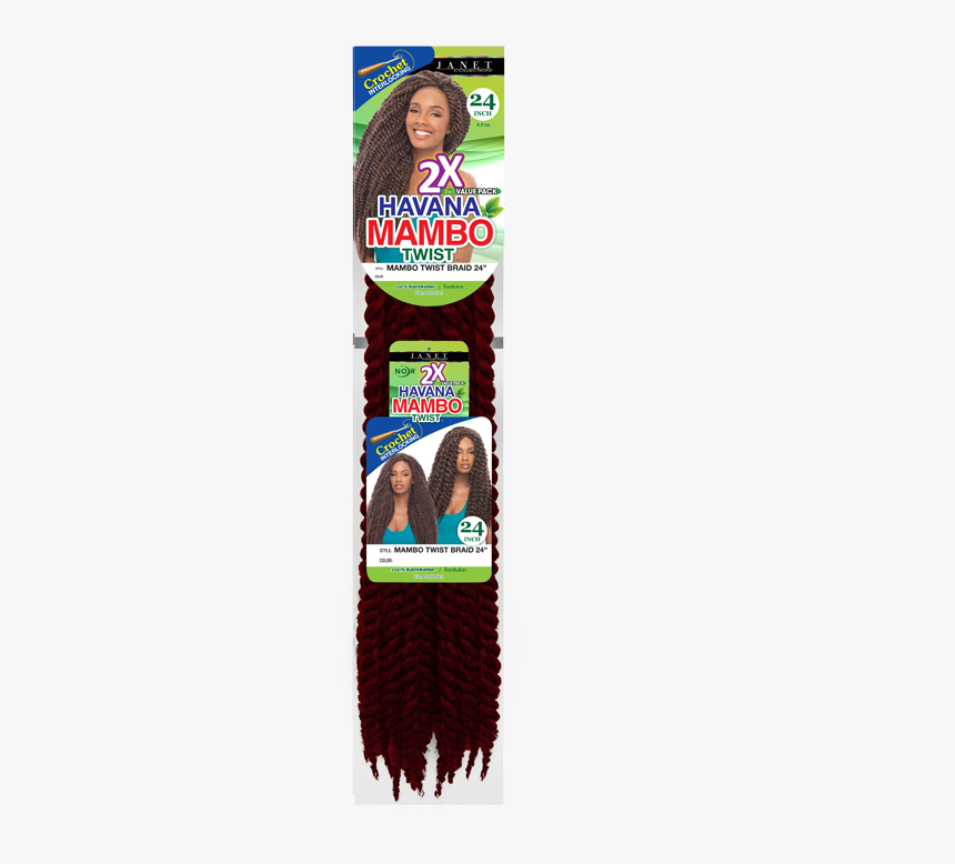 Janet Collection Crochet Hair - Janet Collection Havana Mambo Braids, HD Png Download, Free Download
