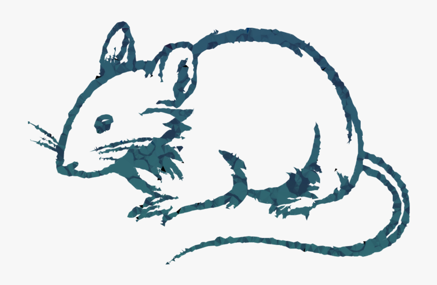 Transparent Rat Clipart - Rat Black And White, HD Png Download, Free Download