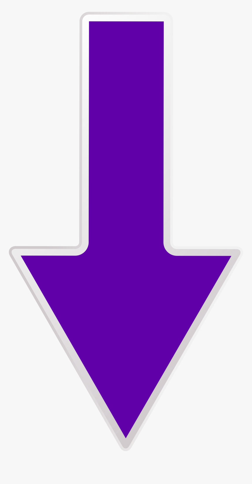 Arrow Purple Down Transparent - Purple Down Arrow Gif, HD Png Download, Free Download