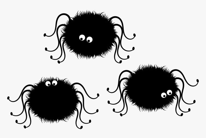Halloween Spider Cliparts - Black Spider Clipart, HD Png Download, Free Download