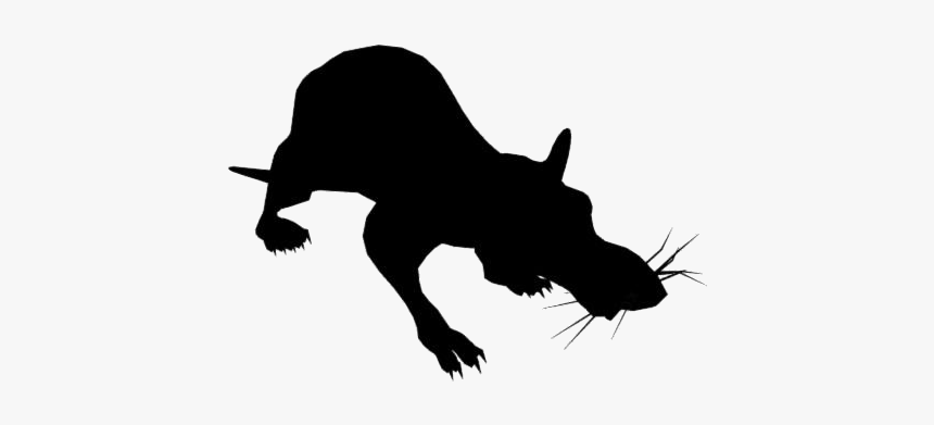 Cartoon Rat Png Transparent Images - Silhouette, Png Download, Free Download