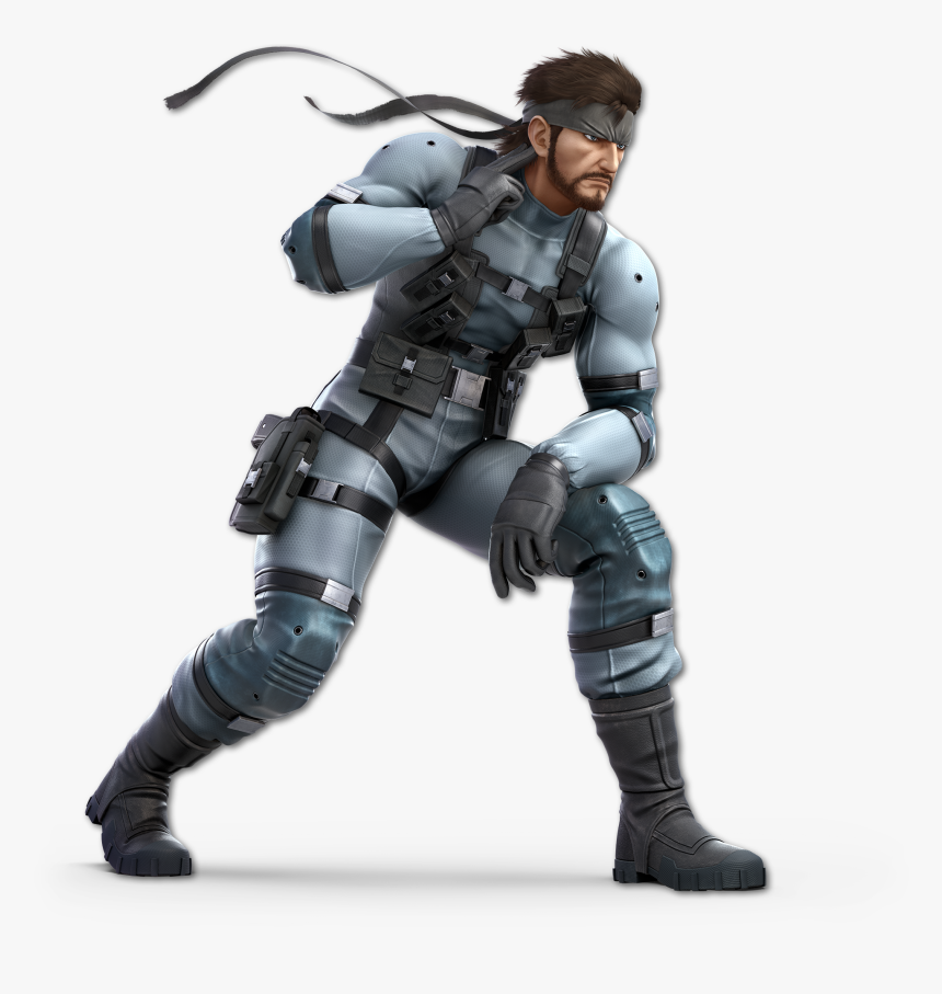 Metal Gear Solid Snake Png - Snake Super Smash Bros Ultimate, Transparent Png, Free Download