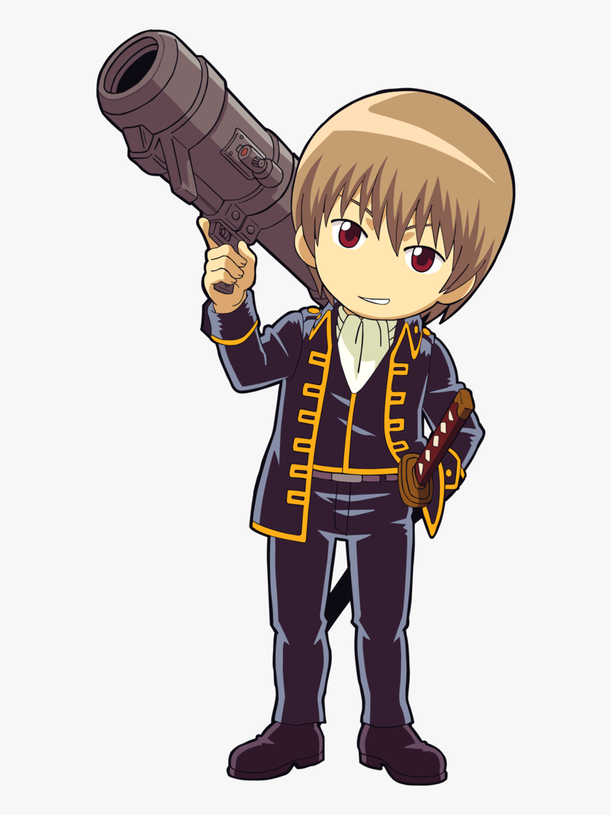 Okita Sougo Chibi <3 - Sougo Gintama Chibi, HD Png Download, Free Download