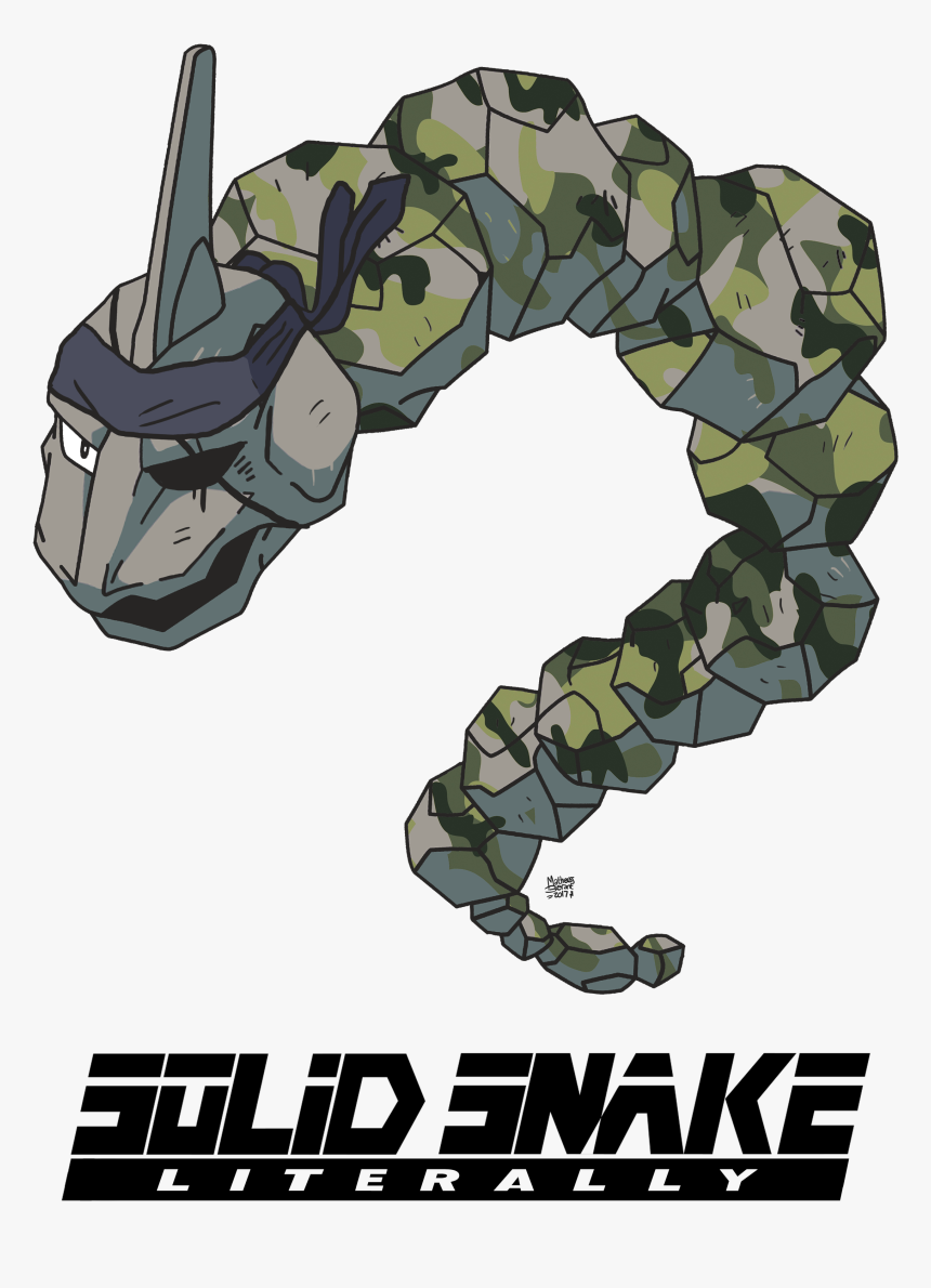 Solid Snake Literally - Solid Snake Pokemon, HD Png Download, Free Download