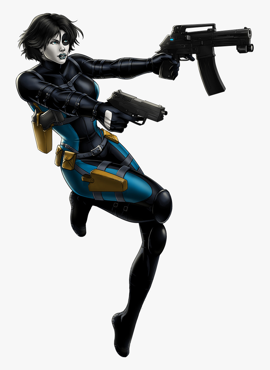 Marvel Comics Domino - Domino Marvel Avengers Alliance, HD Png Download, Free Download