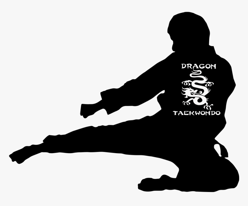Transparent Flying Dragon Png - Flying Dragon Kick Taekwondo, Png Download, Free Download