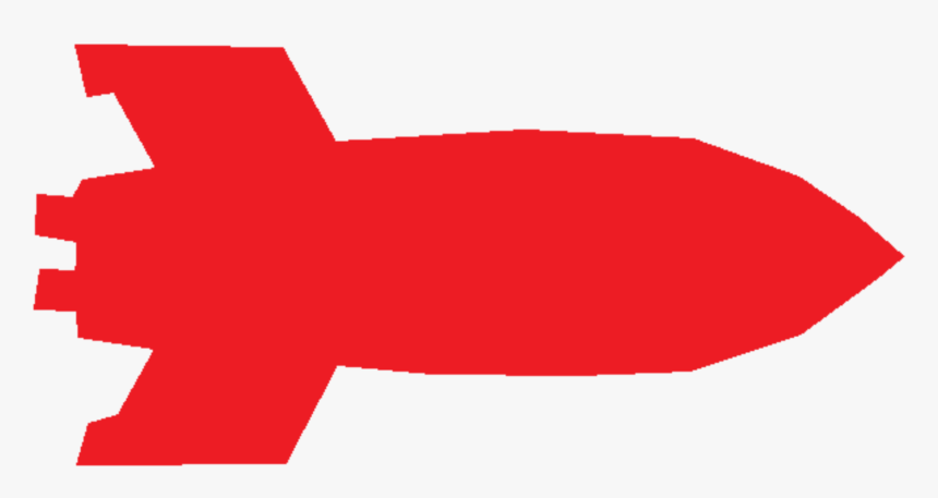Rocketship 1 - Red Rocket Clip Art, HD Png Download, Free Download