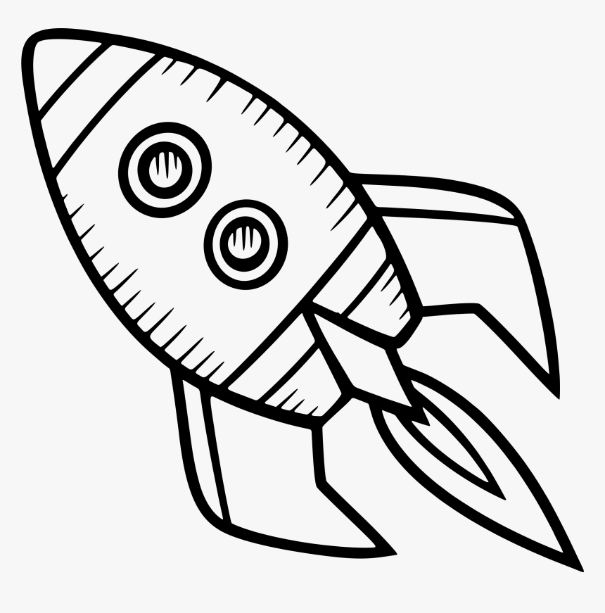 Cliparts For Free Download Rocketship Clipart Drawing - Spaceship Clipart, HD Png Download, Free Download