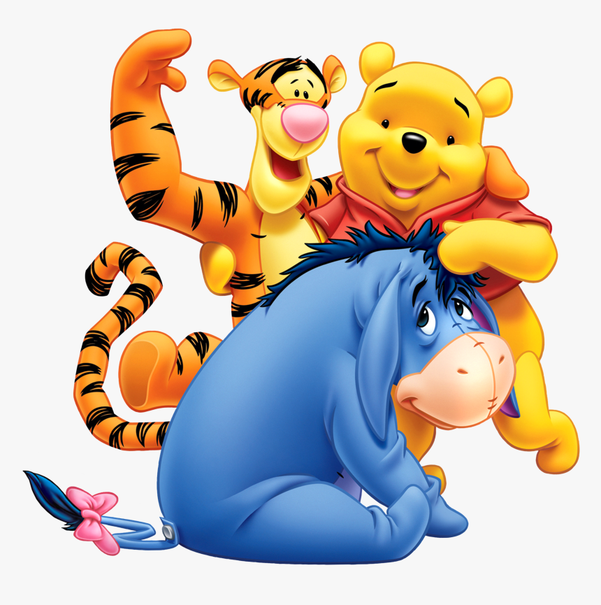 Winnie The Pooh Eeyore And Tiger, HD Png Download, Free Download