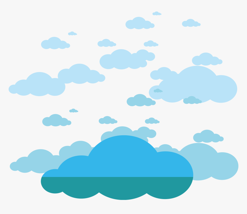 Clouds Material Transprent Free - Sky Clouds Vector Png, Transparent Png, Free Download