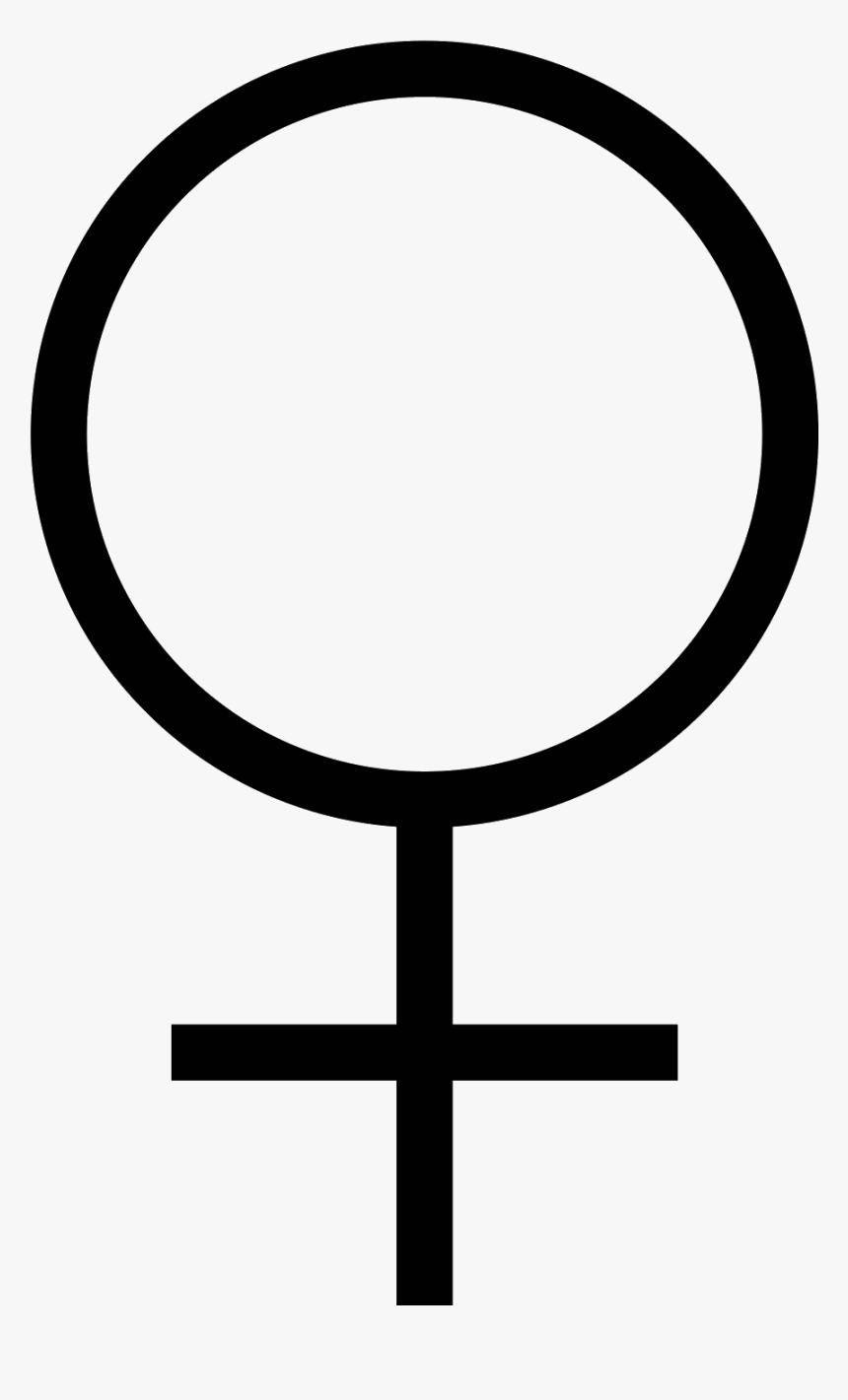 It Is The Symbol For Females, Opposite Of The Male - Symbol For Woman Png, Transparent Png, Free Download