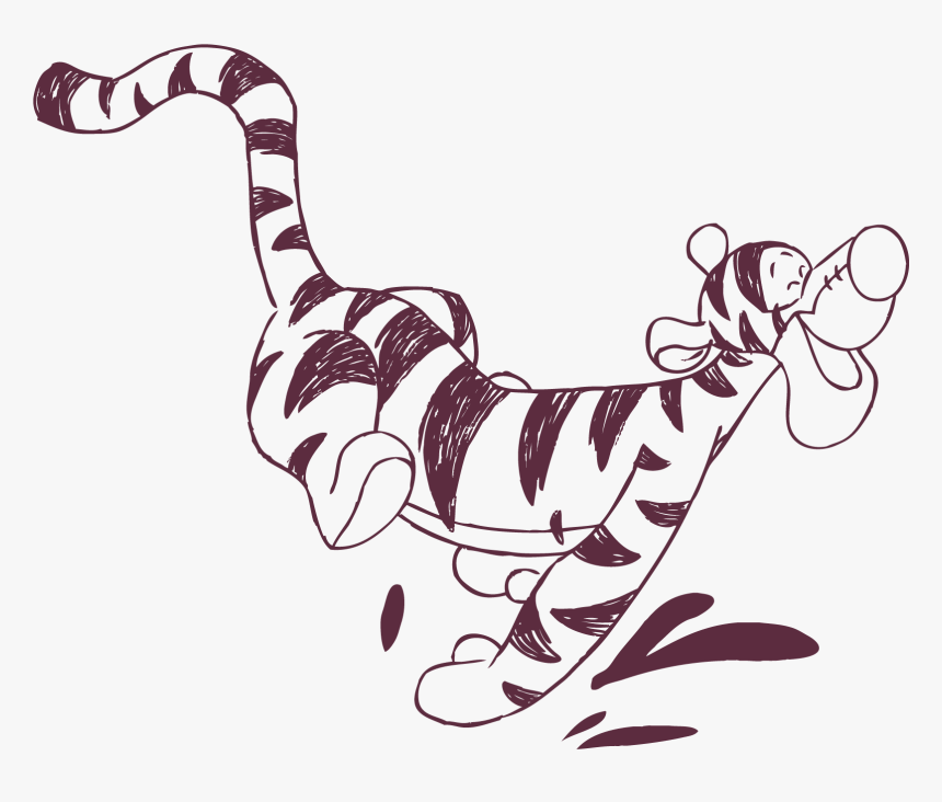 Tiger Winnie The Pooh Tigger - Tiger Winnie Pooh Vector, HD Png Download, Free Download