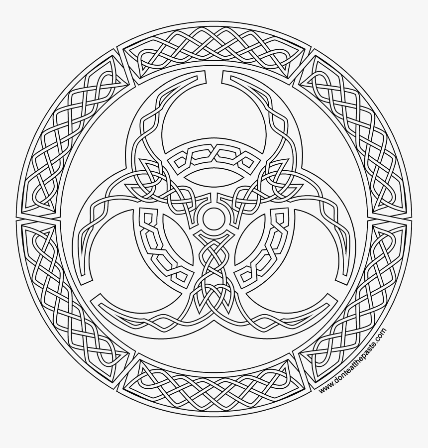 Biohazard Symbol Clipart Arcane - Biohazard Viking, HD Png Download, Free Download