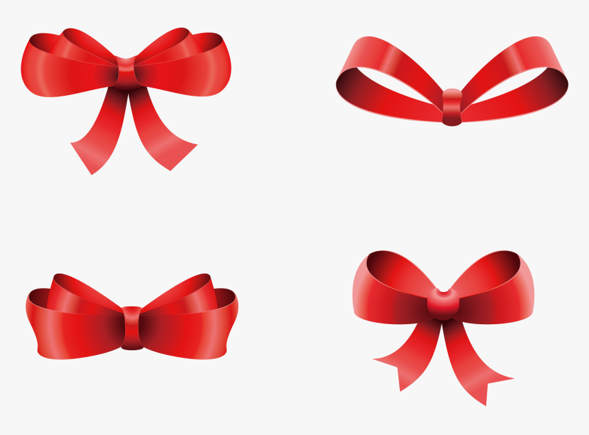 Christmas Ribbon Clip Art - Ribbon, HD Png Download, Free Download