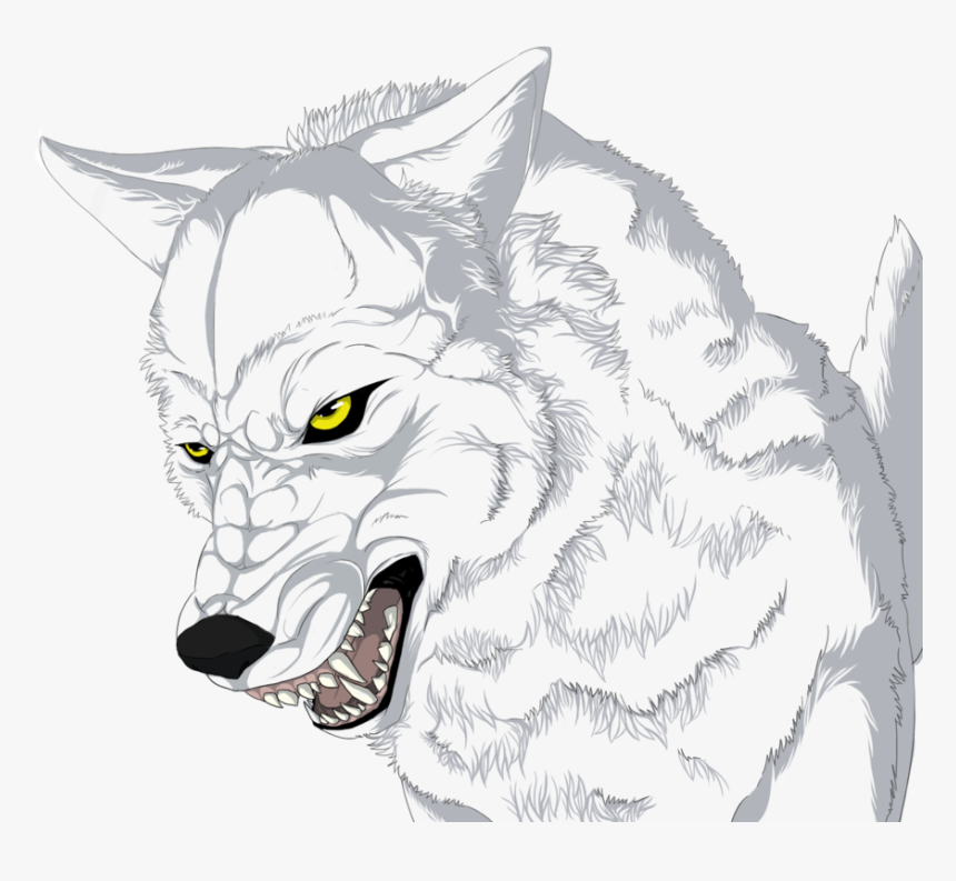 Easy Wolf Drawings - Drawing Arctic Wolf, HD Png Download, Free Download
