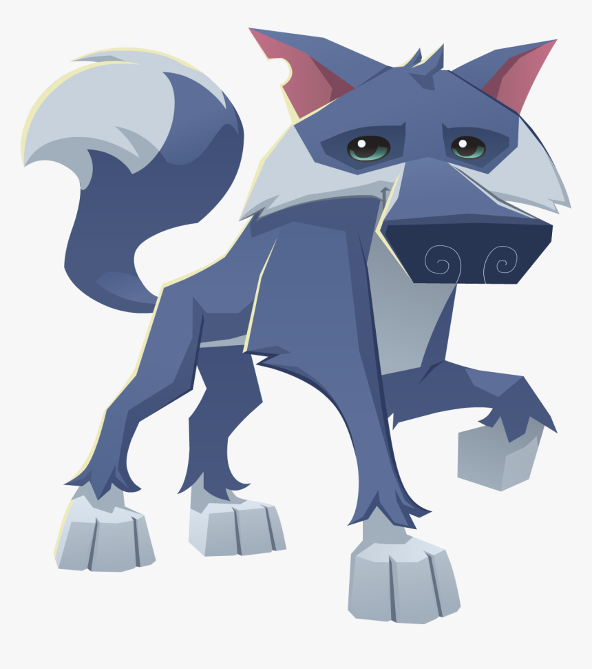 White Wolf Clipart Clear Background - Animal Jam Animals Wolf, HD Png Download, Free Download