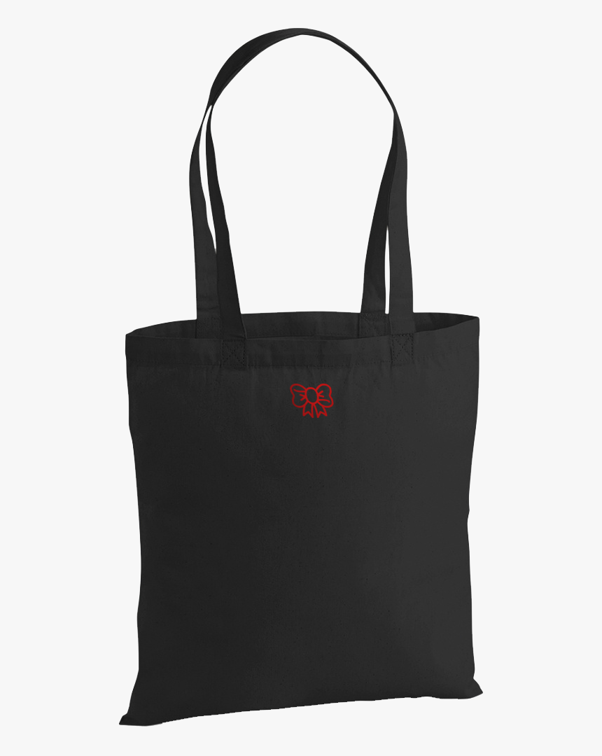 Black Tote Bag With Christmas Bow - Tote Bags Westford Mill, HD Png Download, Free Download